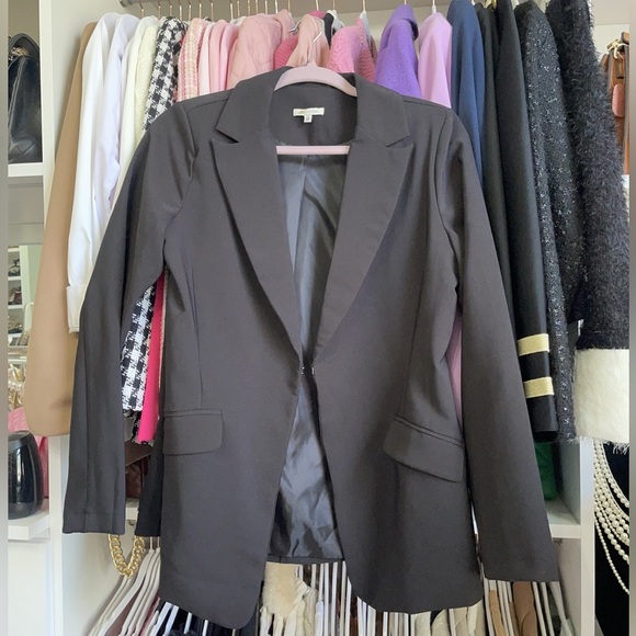 Buttonless Blazer - Picture 2 of 9